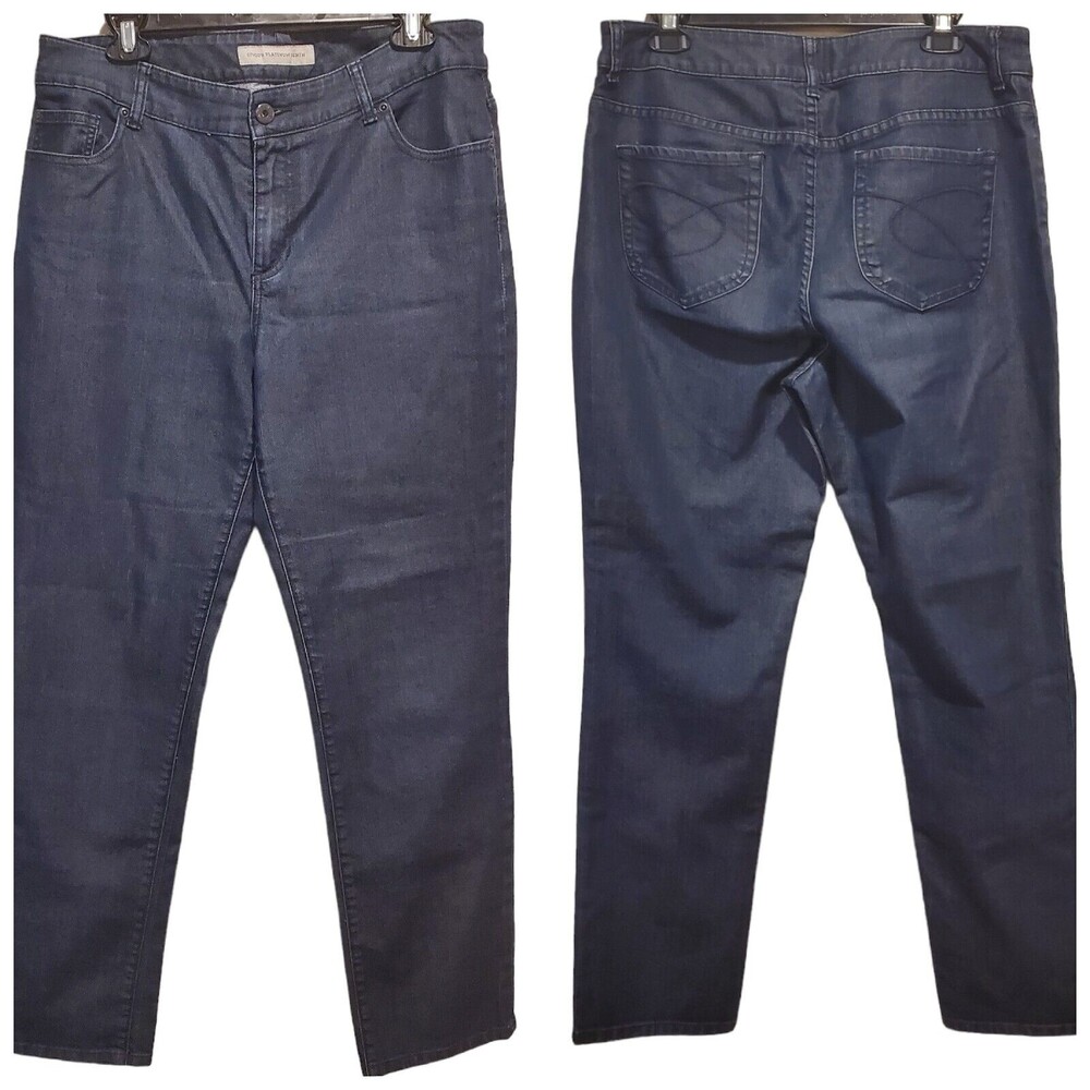NYDJ Jeans Stretch Blue High Rise Pants Size 12